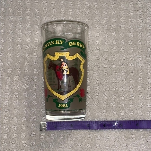 Vintage 1981 Kentucky Derby Glass - Picture 8 of 8